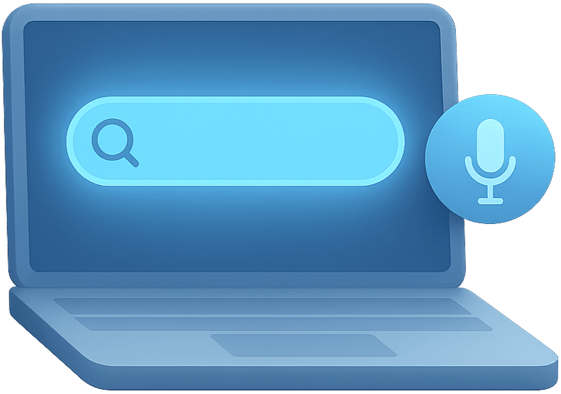 Website & Voice Search Relaunch Image